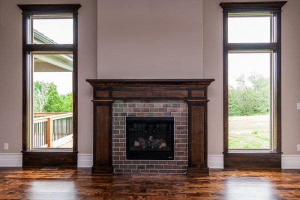 Madalena home plan - Greatroom Fireplace -40