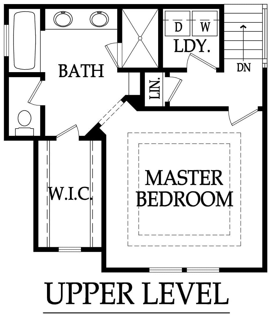 Lugano home plan - GL-Upper