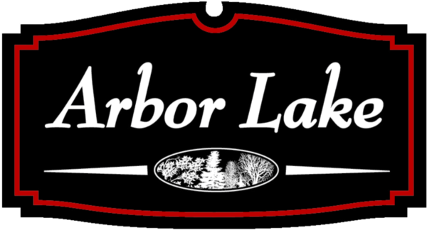 Logo for the Arbor Lake community.