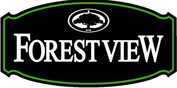 Logo for the Forest View community.
