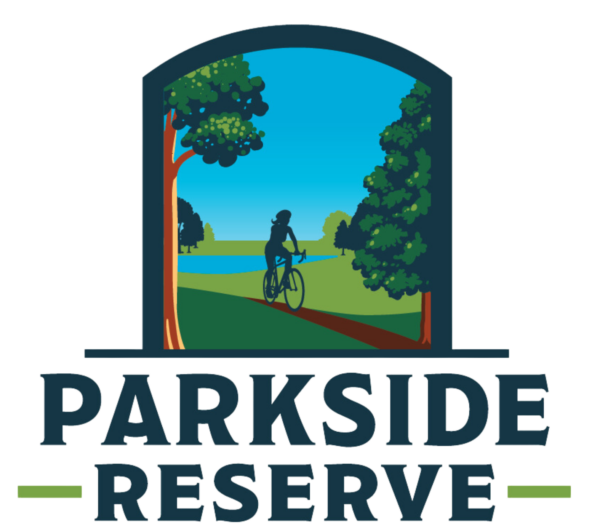 Logo for the Parkside Reserve community.