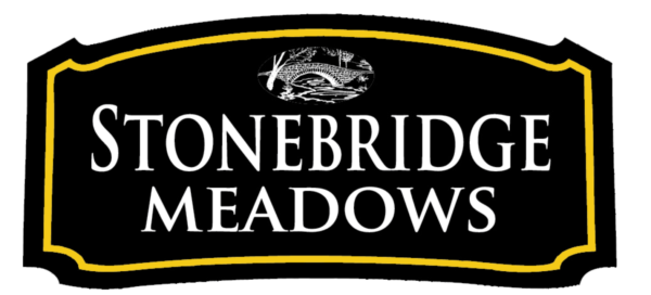 Logo for the Stonebridge Meadows community.
