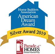 2019 American Dream Silver Award from the Home Builders Association of Greater Kansas City