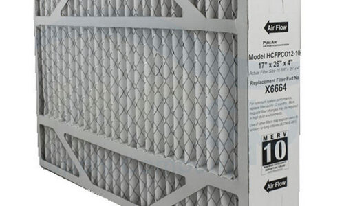 MERV 10 HVAC Air Filter Designed To Improve Indoor Air Quality By Capturing Dust, Pollen, And Airborne Particles