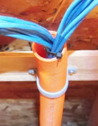Audio Chase Installed During Home Construction To Provide A Dedicated Pathway For Low-voltage Wiring.