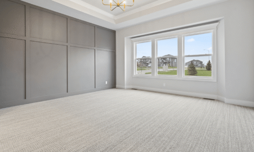 Eco-friendly, Non-toxic Durable Carpet Installed In A Comerio Homes Bedroom