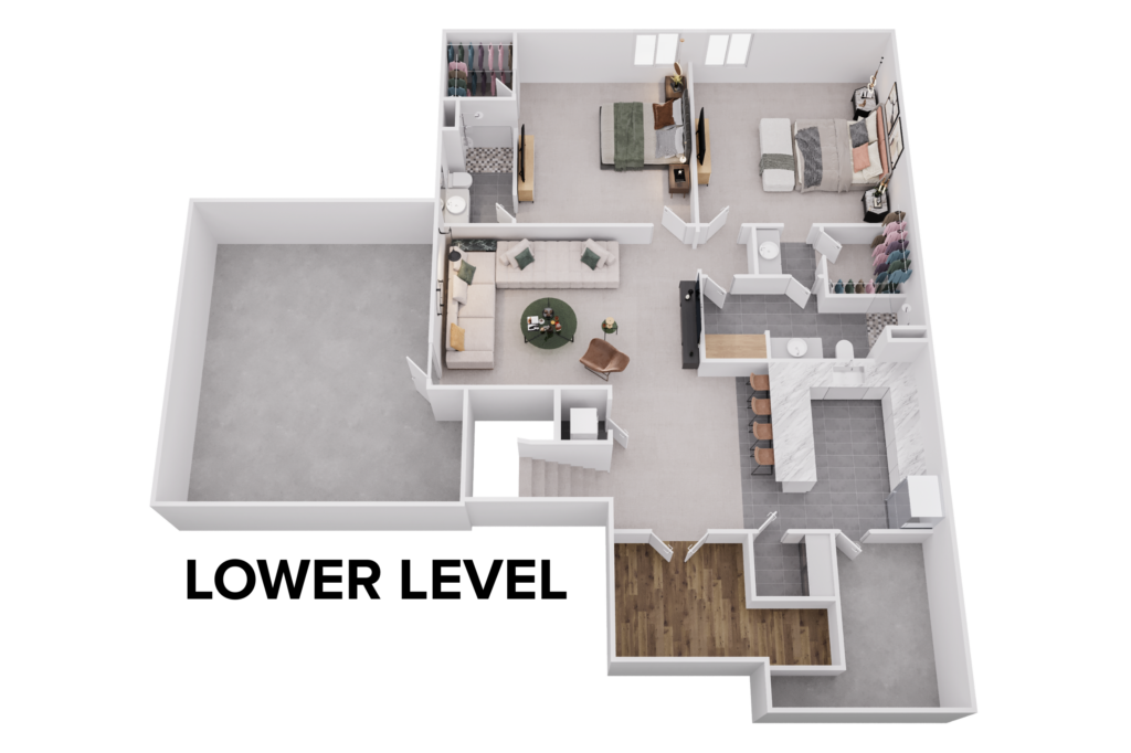 Varese III Floor Plan Lower Level Layout By Comerio Homes
