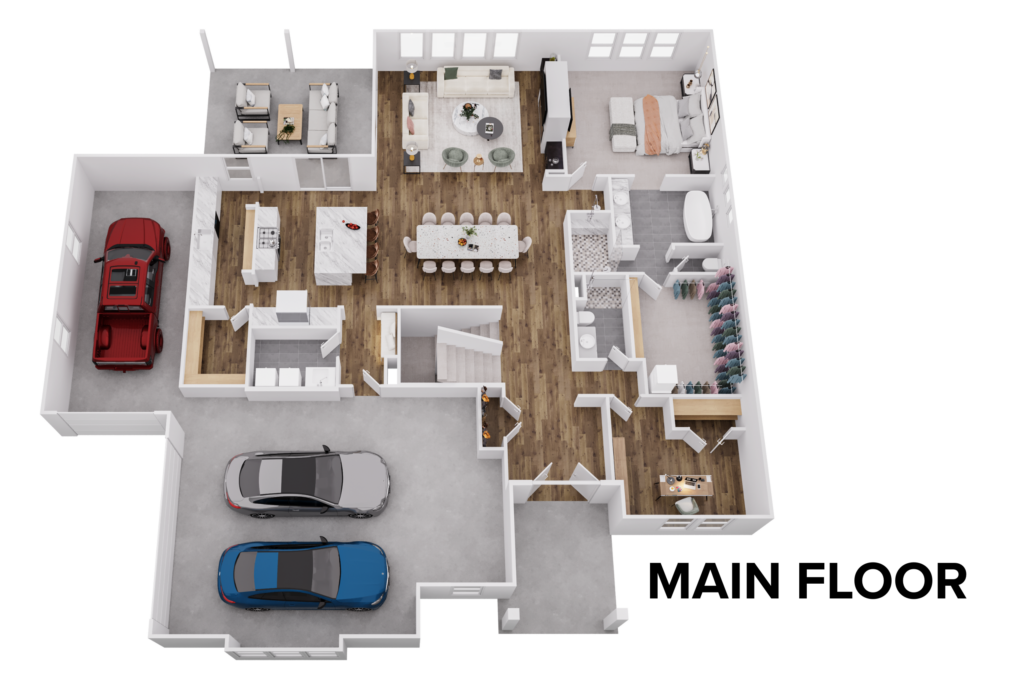 Varese III Floor Plan Main Level Layout By Comerio Homes