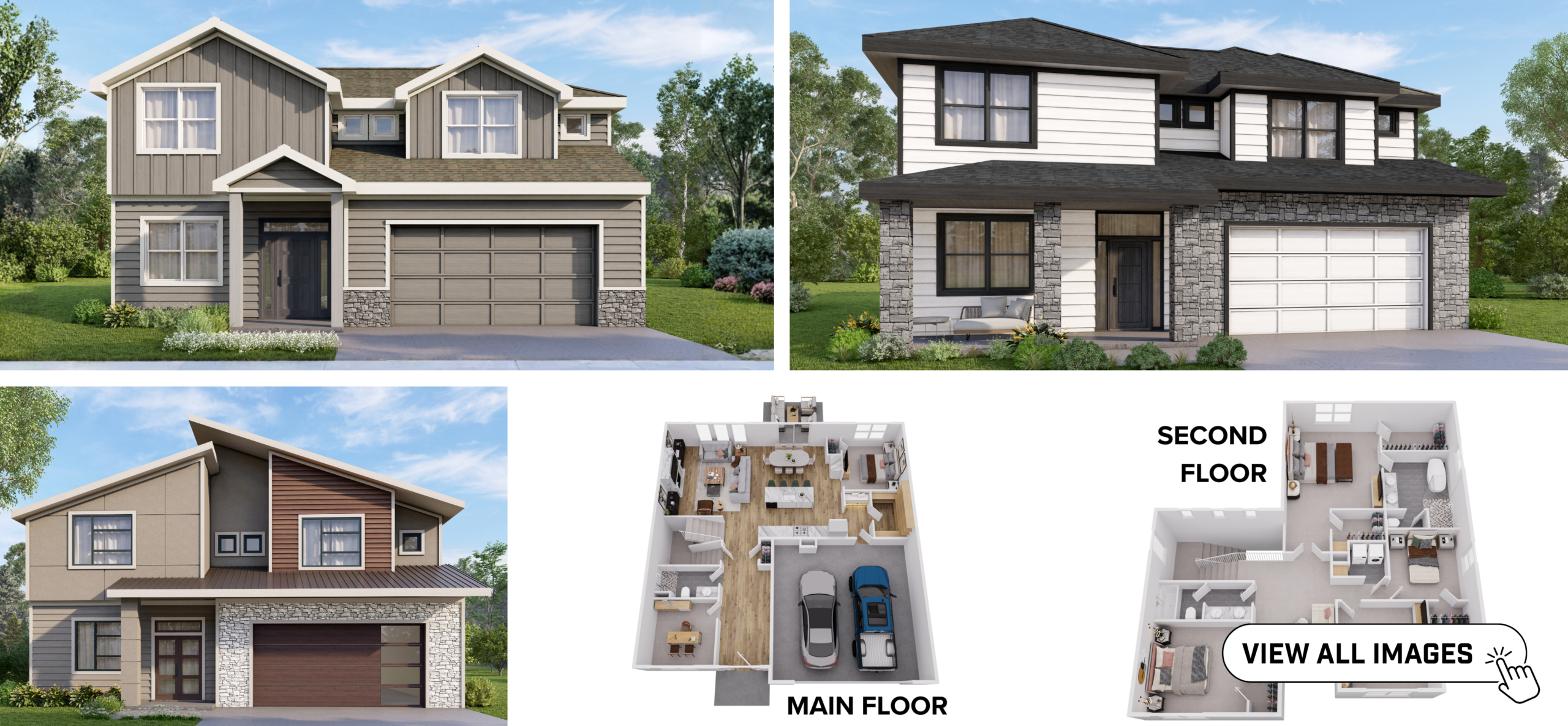 Comerio Homes Borrini floor plan elevations and layout
