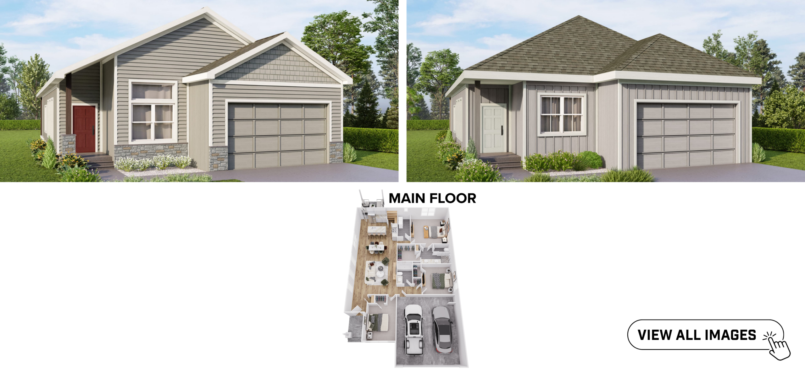 Comerio Homes Luto floor plan elevations and layout