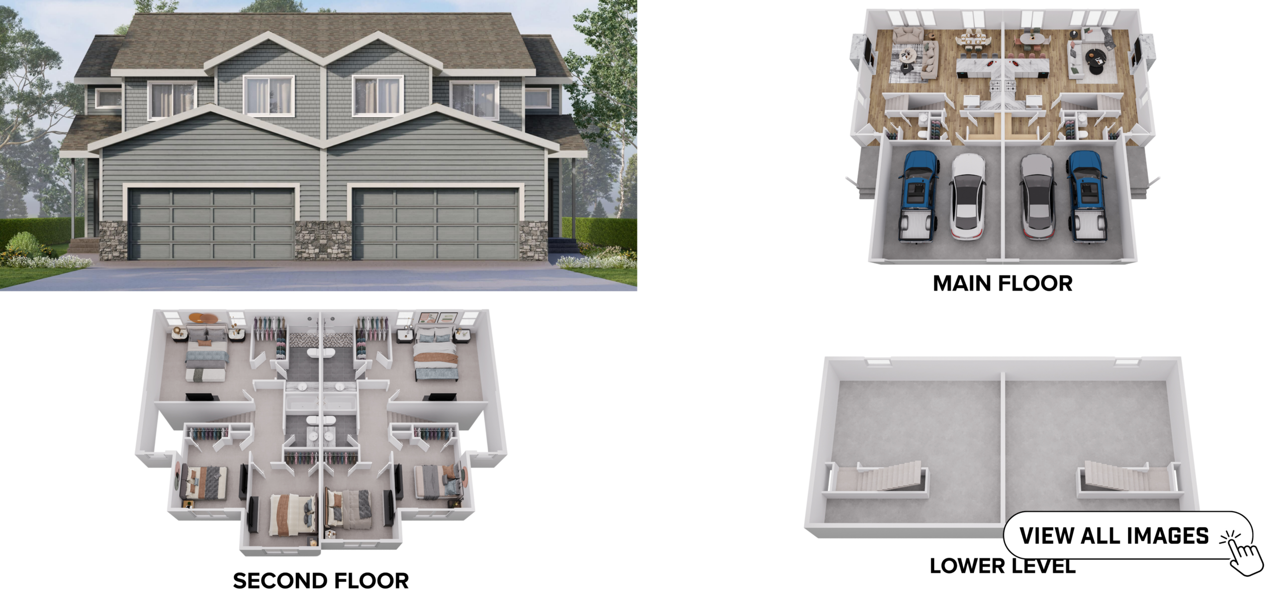 Comerio Homes Topaz Basement floor plan elevations and layout