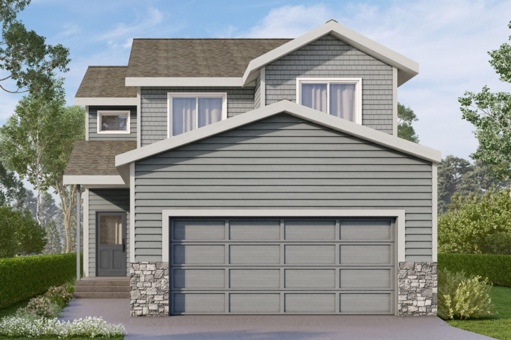 Topaz SF 3D Elevation B By Comerio Homes