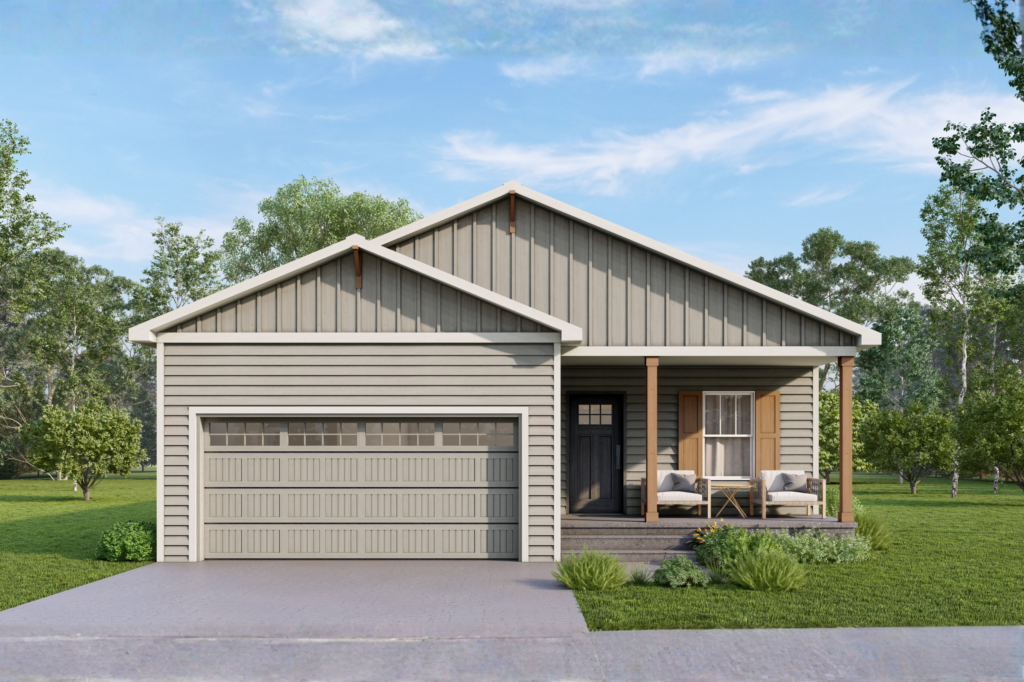 3D Rendering Of The Acacia Elevation A Exterior By Comerio Homes