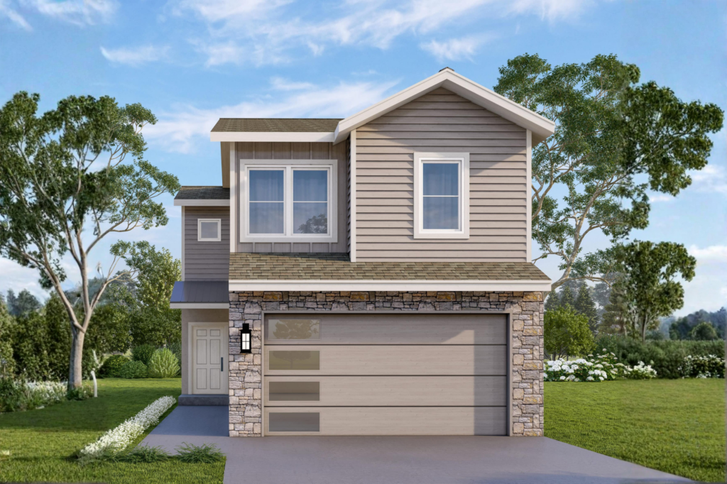Rockville SF 3D Elevation B By Comerio Homes