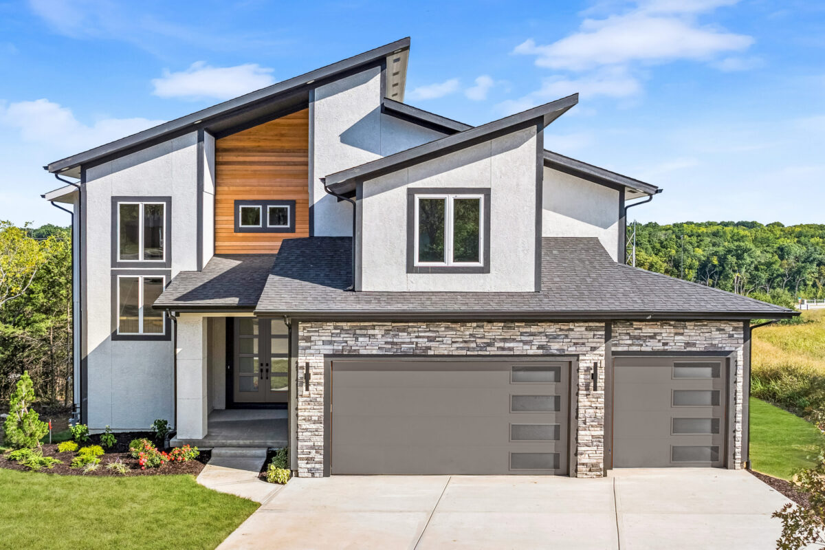 Toscano Elevation C Modern Home Exterior By Comerio Homes