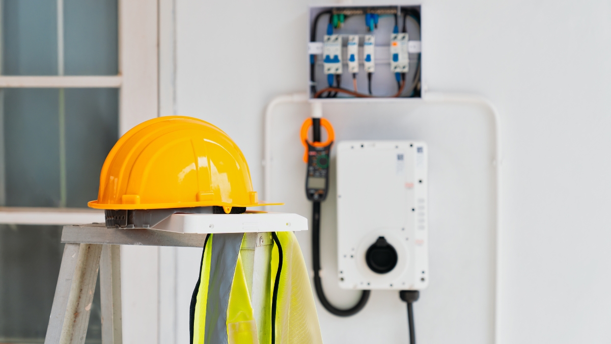 Mechanical systems installed behind the walls during new home construction by Comerio Homes