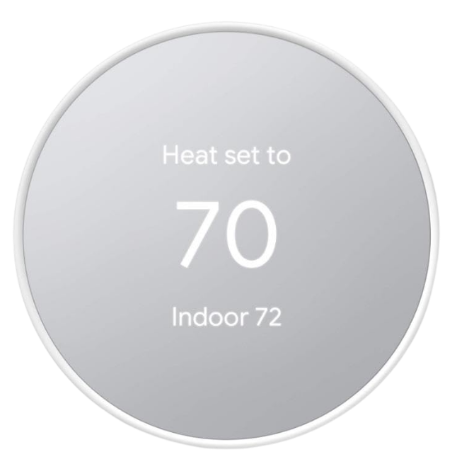 Nest WiFi Thermostat included in Comerio Homes smart home package for climate control