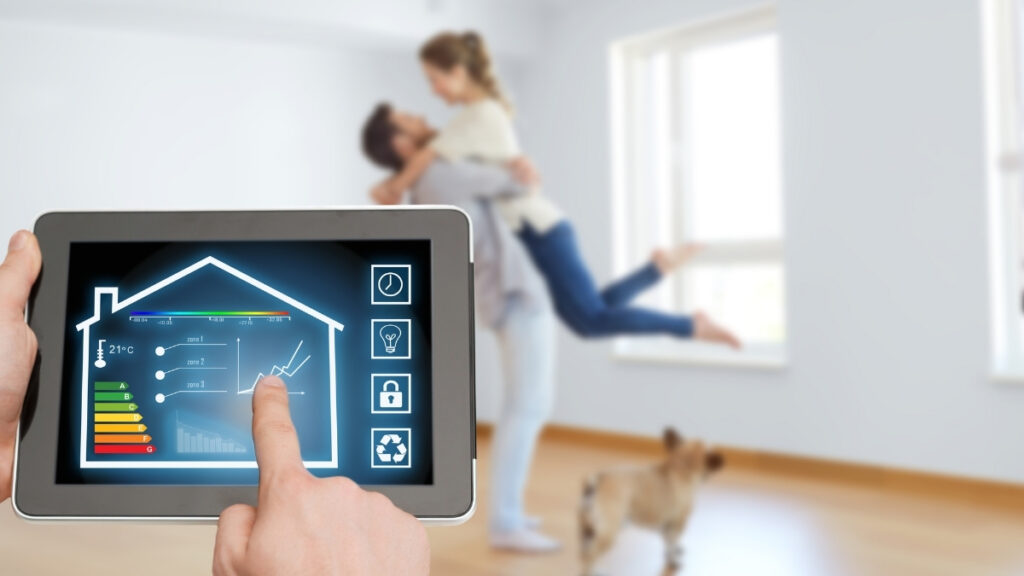 Smart home technology integrated into a custom home built by Comerio Homes