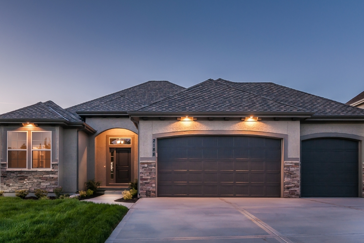 Finished construction home built by custom home builders in Kansas City, MO