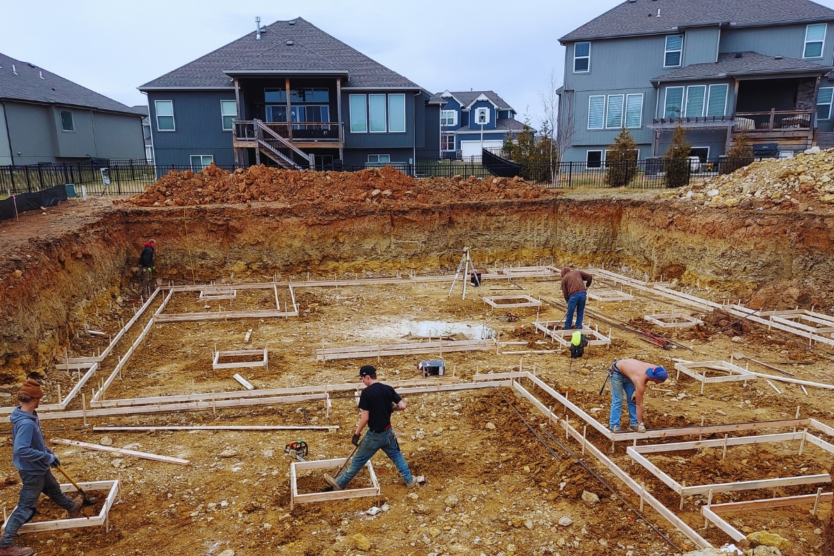 Foundation Construction Stage By KC Home Builders